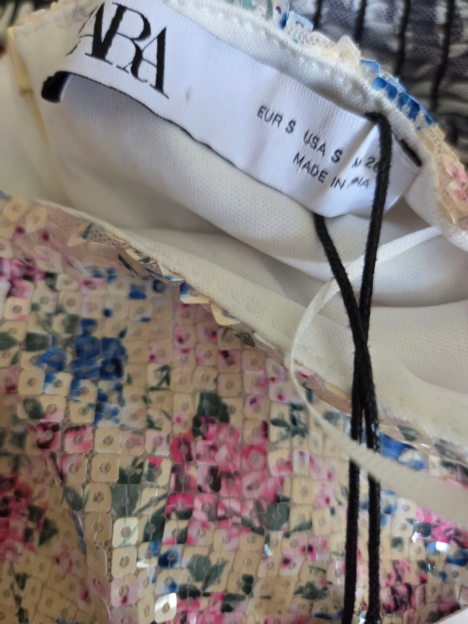 Zara pailletten tee – photo 5